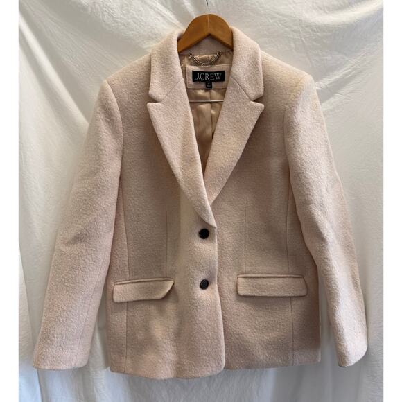 J.Crew Oversized Blazer Jacket in Boiled Wool US 14 Outerwear Career Business - Picture 4 of 8